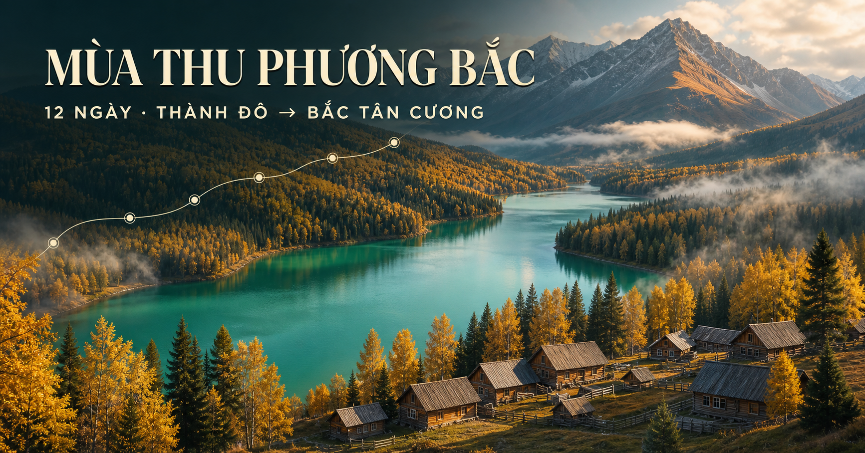 Bìa hành trình mùa thu phương Bắc