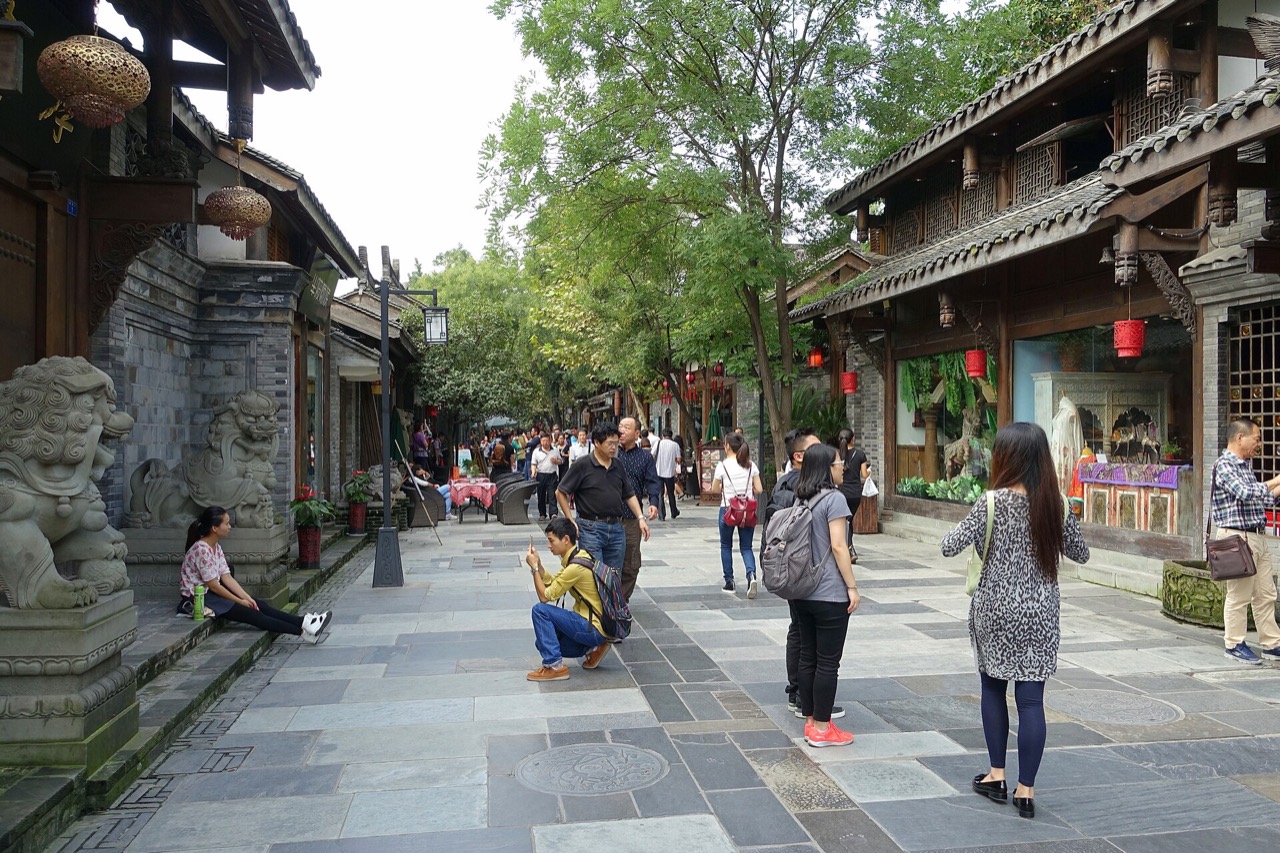 Phố cổ Kuanzhai ở Chengdu